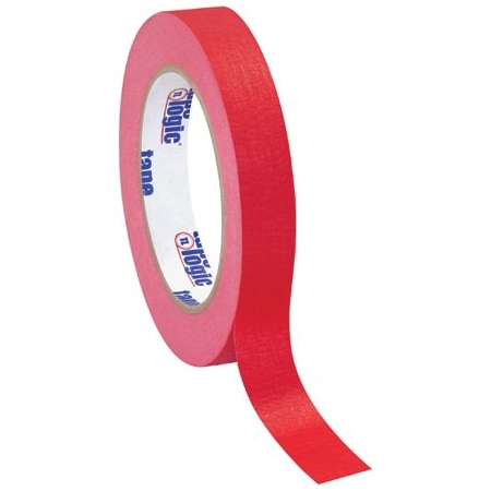 Tape Logic 3/4'' x 60 yds. Red Tape Logic Masking Tape, 48PK BUY00012679
